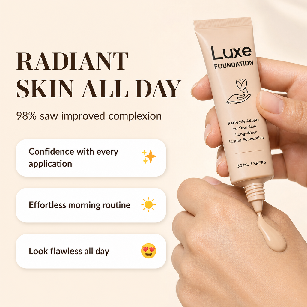 Verlou Luxe™ | Shade Adapting Foundation SPF 50