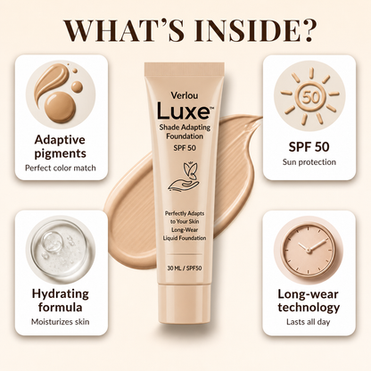 Verlou Luxe™ | Shade Adapting Foundation SPF 50