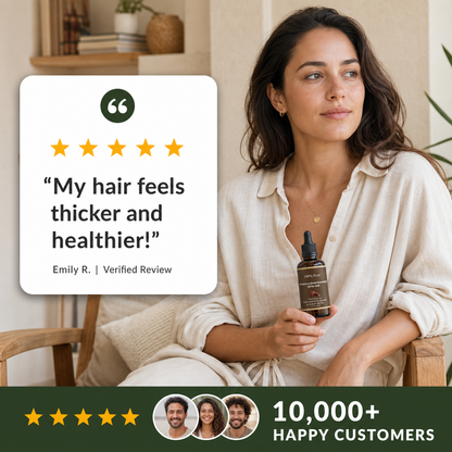 Batana Oil for Hair Growth & Thinning Edges | Pure Rosemary Scalp Serum | Honduras Sourced